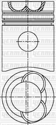 Yenmak 31-04072-000 - Поршень autospares.lv