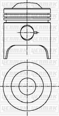 Yenmak 31-04275-000 - Поршень autospares.lv