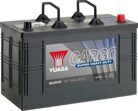 Yuasa 663SHD - Стартерная аккумуляторная батарея, АКБ autospares.lv