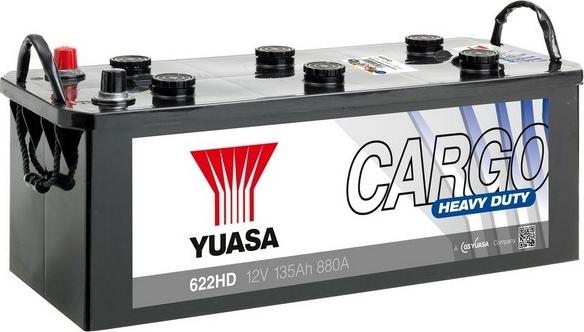 Yuasa 622HD - Стартерная аккумуляторная батарея, АКБ autospares.lv