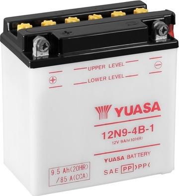 Yuasa 12N9-4B-1 - Стартерная аккумуляторная батарея, АКБ autospares.lv