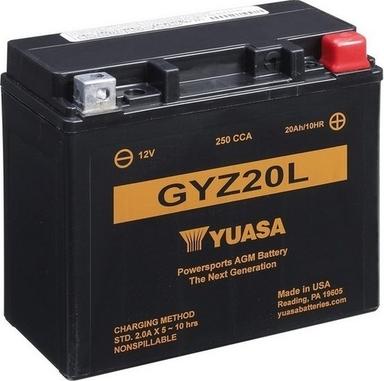 Yuasa GYZ20L - Стартерная аккумуляторная батарея, АКБ autospares.lv