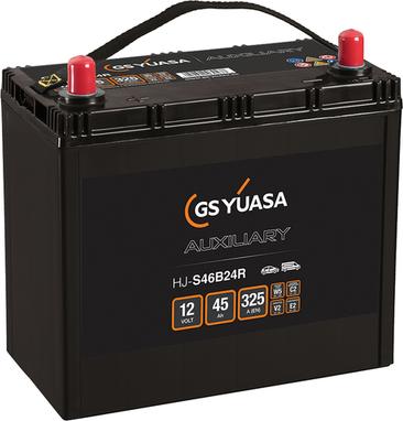 Yuasa HJ-S46B24R - Стартерная аккумуляторная батарея, АКБ autospares.lv