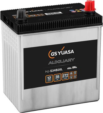 Yuasa HJ-S34B20L - Стартерная аккумуляторная батарея, АКБ autospares.lv