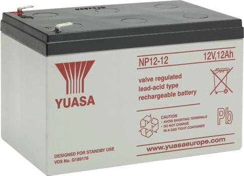 Yuasa NP1.2-12 - Стартерная аккумуляторная батарея, АКБ autospares.lv