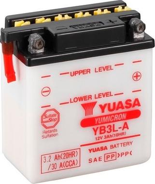 Yuasa YB3L-A - Стартерная аккумуляторная батарея, АКБ autospares.lv