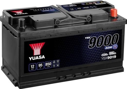 Yuasa YBX9019 - Стартерная аккумуляторная батарея, АКБ autospares.lv