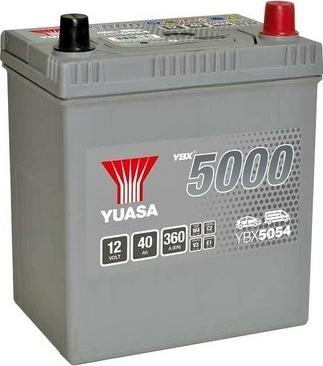 Yuasa YBX5054 - Стартерная аккумуляторная батарея, АКБ autospares.lv