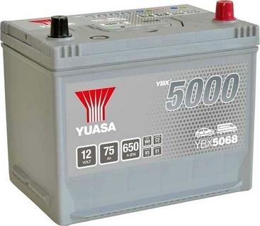 Yuasa YBX5068 - Стартерная аккумуляторная батарея, АКБ autospares.lv