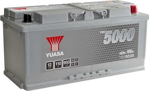Yuasa YBX5020 - Стартерная аккумуляторная батарея, АКБ autospares.lv