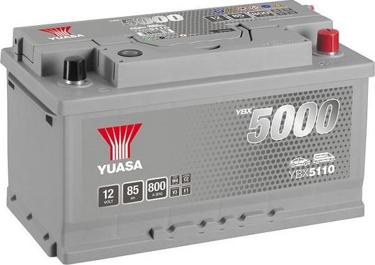 Yuasa YBX5110 - Стартерная аккумуляторная батарея, АКБ autospares.lv