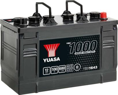 Yuasa YBX1643 - Стартерная аккумуляторная батарея, АКБ autospares.lv