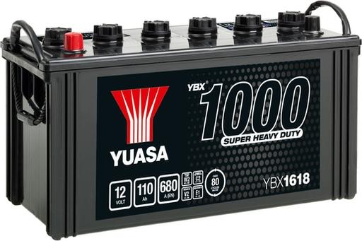 Yuasa YBX1618 - Стартерная аккумуляторная батарея, АКБ autospares.lv