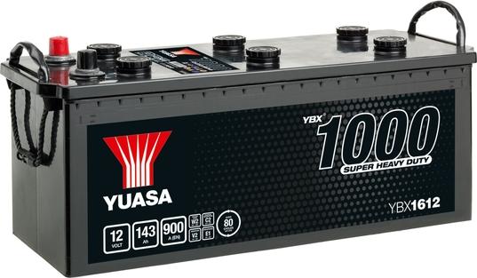 Yuasa YBX1612 - Стартерная аккумуляторная батарея, АКБ autospares.lv