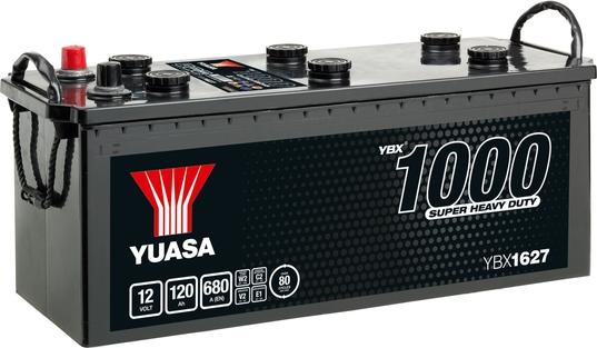 Yuasa YBX1627 - Стартерная аккумуляторная батарея, АКБ autospares.lv