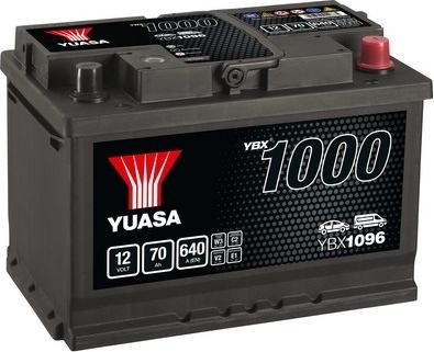 Yuasa YBX1096 - Стартерная аккумуляторная батарея, АКБ autospares.lv