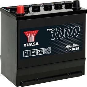 Yuasa YBX1049 - Стартерная аккумуляторная батарея, АКБ autospares.lv