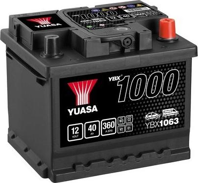 Yuasa YBX1063 - Стартерная аккумуляторная батарея, АКБ autospares.lv