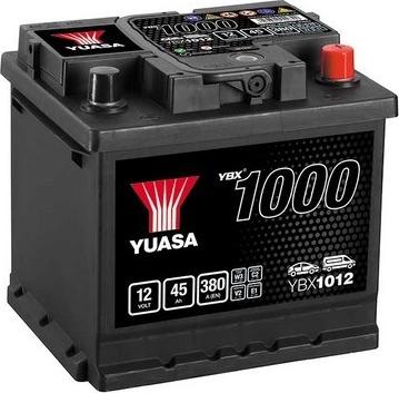 Yuasa YBX1012 - Стартерная аккумуляторная батарея, АКБ autospares.lv