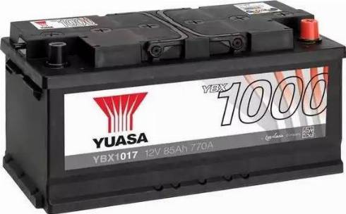 Yuasa YBX1017 - Стартерная аккумуляторная батарея, АКБ autospares.lv