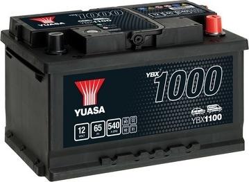 Yuasa YBX1100 - Стартерная аккумуляторная батарея, АКБ autospares.lv