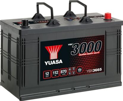 Yuasa YBX3665 - Стартерная аккумуляторная батарея, АКБ autospares.lv