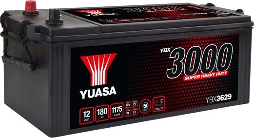 Yuasa YBX3629 - Стартерная аккумуляторная батарея, АКБ autospares.lv