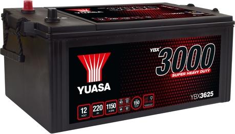 Yuasa YBX3625 - Стартерная аккумуляторная батарея, АКБ autospares.lv