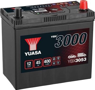 Yuasa YBX3053 - Стартерная аккумуляторная батарея, АКБ autospares.lv