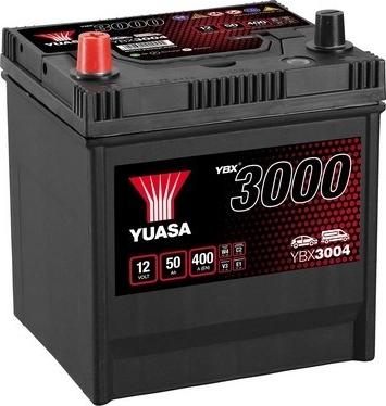 Yuasa YBX3004 - Стартерная аккумуляторная батарея, АКБ autospares.lv