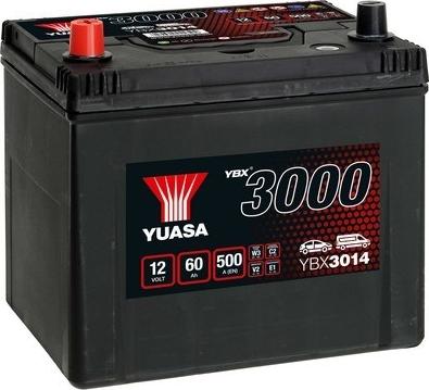 Yuasa YBX3014 - Стартерная аккумуляторная батарея, АКБ autospares.lv