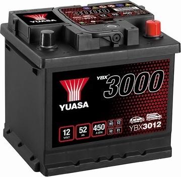 Yuasa YBX3012 - Стартерная аккумуляторная батарея, АКБ autospares.lv