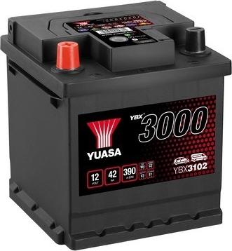 Yuasa YBX3102 - Стартерная аккумуляторная батарея, АКБ autospares.lv