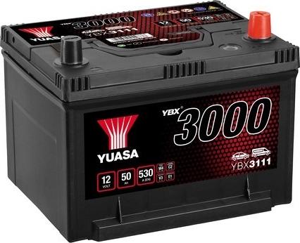 Yuasa YBX3111 - Стартерная аккумуляторная батарея, АКБ autospares.lv