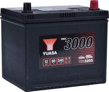 Yuasa YBX3205 - Стартерная аккумуляторная батарея, АКБ autospares.lv