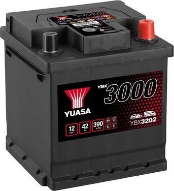 Yuasa YBX3202 - Стартерная аккумуляторная батарея, АКБ autospares.lv