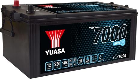 Yuasa YBX7625 - Стартерная аккумуляторная батарея, АКБ autospares.lv