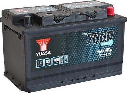 Yuasa YBX7115 - Стартерная аккумуляторная батарея, АКБ autospares.lv
