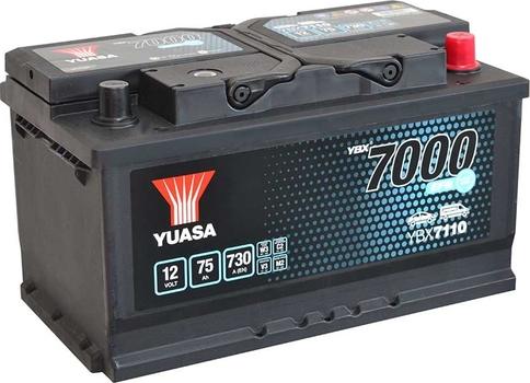 Yuasa YBX7110 - Стартерная аккумуляторная батарея, АКБ autospares.lv