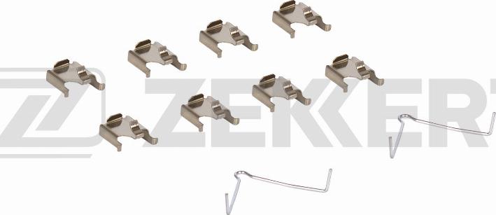 Zekkert BR-1458 - Комплектующие для колодок дискового тормоза autospares.lv