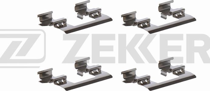 Zekkert BR-1487 - Комплектующие для колодок дискового тормоза autospares.lv