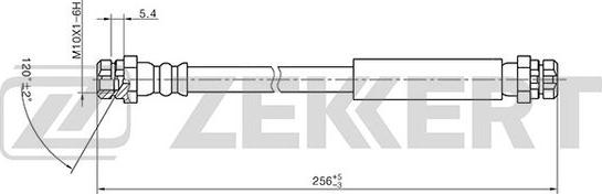 Zekkert BS-9401 - Тормозной шланг autospares.lv