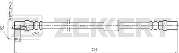 Zekkert BS-9503 - Тормозной шланг autospares.lv