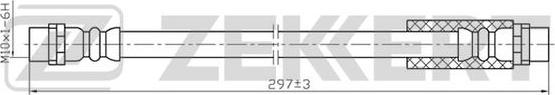 Zekkert BS-9058 - Тормозной шланг autospares.lv