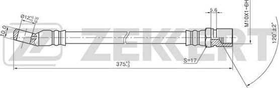 Zekkert BS-9036 - Тормозной шланг autospares.lv