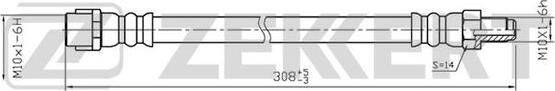 Zekkert BS-9037 - Тормозной шланг autospares.lv