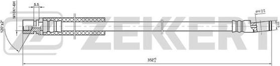 Zekkert BS-9026 - Тормозной шланг autospares.lv