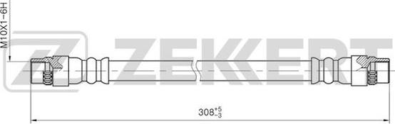 Zekkert BS-9183 - Тормозной шланг autospares.lv