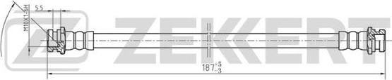 Zekkert BS-9126 - Тормозной шланг autospares.lv