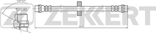 Zekkert BS-9397 - Тормозной шланг autospares.lv